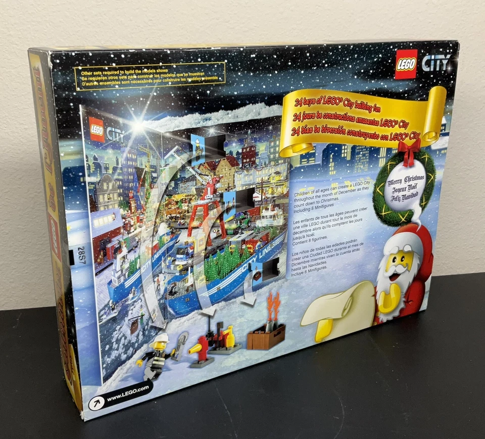LEGO City 2007 Advent Calendar Set 7907 Factory Sealed  NEW IN BOX - Image 2 of 4