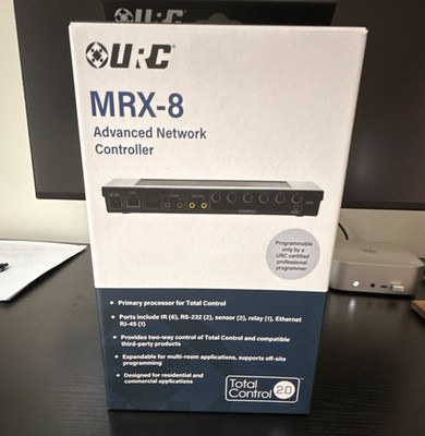 URC MRX-8 Advanced Network Controller Total Control 2.0 Infrared Programmable
