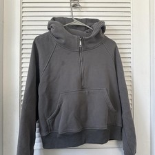 Cropped Automet gray quarter zip hoodie