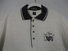 Vintage UltraClub Polo Shirt Mens Large White Las Vegas Club Casino USA 90s