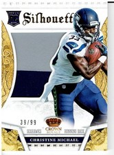 CHRISTINE MICHAEL 2013 CROWN ROYALE ROOKIE SILHOUETTES RETAIL PRIME #3 39/99