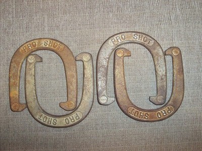 Matched Set 4 ++-- Pro Shot Pitching Horseshoes Backyard Horse Shoe Game
