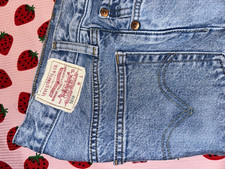 Levi's Premium Women's 501 straight Light Wash Blue Denim Jeans Button Fly
