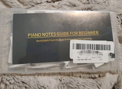 Piano Notes Guide for Beginners 88-Key Removable Silicone Keyboard Stickers Reus