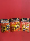 REMCO ZyBots Lot 3 Sealed 1984 Changeable Robots Pickup Fire Truck Bulldozer