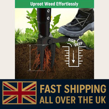 Weed-Puller Remover Steel Claw Lawn Weeder Root Killer Grabber Tool UK