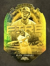 2022 Topps Fire - En Fuego - Eloy Jimenez #EF-11 Gold Minted Die-Cut - White Sox