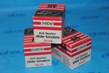 Vintage NOS Gepe 3 Boxes of 20 , 60 Total 24X36 Anti Newton Slide Binders