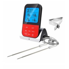 SN105 Dual Probes 300FT Wireless Meat Thermometer, BBQ Steak Turkey Kitchen USA