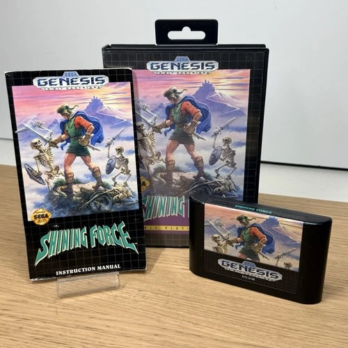 Shining Force Sega Genesis 1992 Complete in Box with Manual CIB
