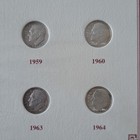 THE US ROOSEVELT SILVER DIME COLLECTION MATCHED WITH THE ROOSEVELT Stamp Issue — photo 10