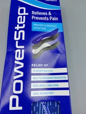 POWERSTEP THIN PROFILE INSOLES WOMENS SIZE 5-5.5 FREE SHIPPING