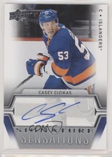 2019-20 Upper Deck Signature Sensations Casey Cizikas #SS-CC Auto au7