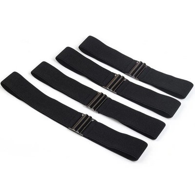 Elastischer Damen Gummiband Gürtel Modischer Taillengürtel Schwarz