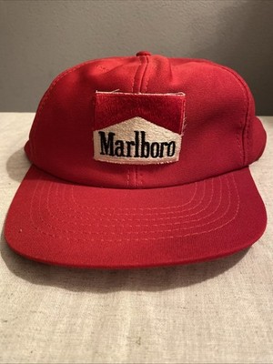 Vintage Original Marlboro Patch Red Hat Snap Back | eBay