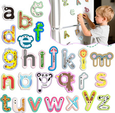 26 Pieces Large Magnetic Letters for Fridge, Lowercase a-z Alphabet Magnets for
