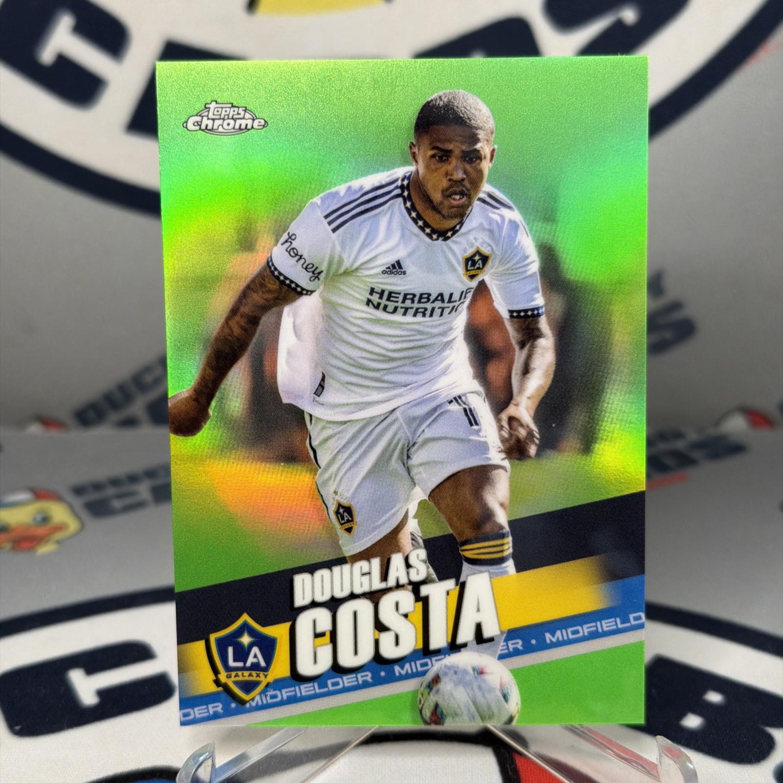 Douglas Costa 2022 Topps Chrome MLS #78 Neon Green /99