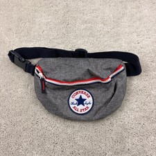 Borsa a tracolla Converse All Star Fanny Hip Pack grigia zip EDC trasporto giornaliero