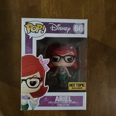 Funko Pop! Disney The Little Mermaid Ariel Hipster #66 Hot Topic Exc Dmg Box