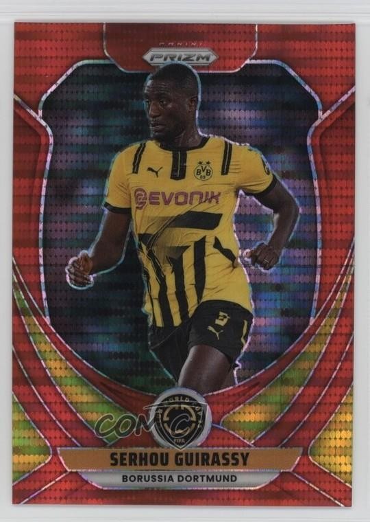 2025 Panini Prizm FIFA Club World Cup Red Pulsar 58/299 Serhou Guirassy #50 1ds9