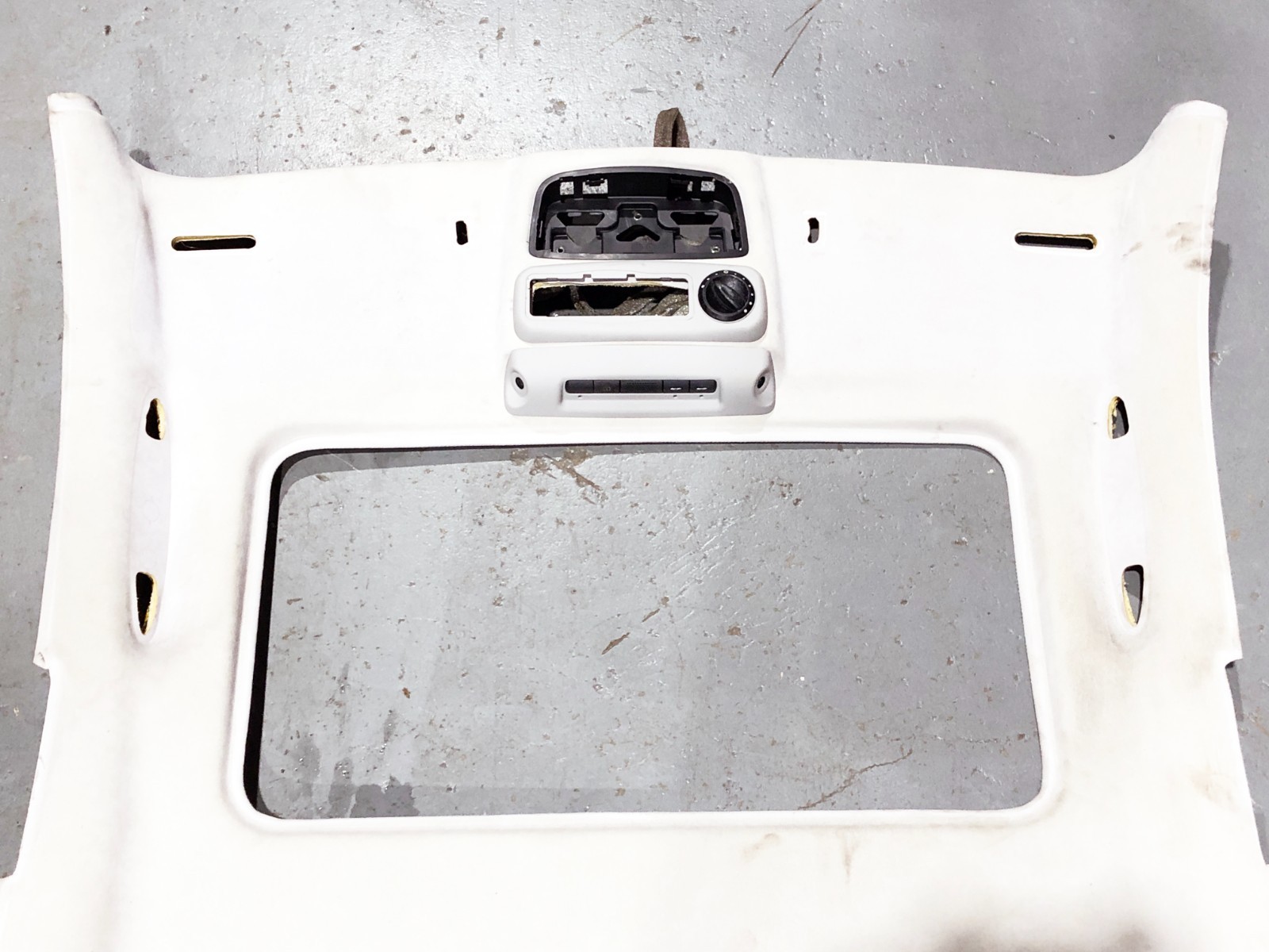 03-13 Maserati Quattroporte M139 Grey Headliner Assembly ALCANTARA SUEDED Gray 