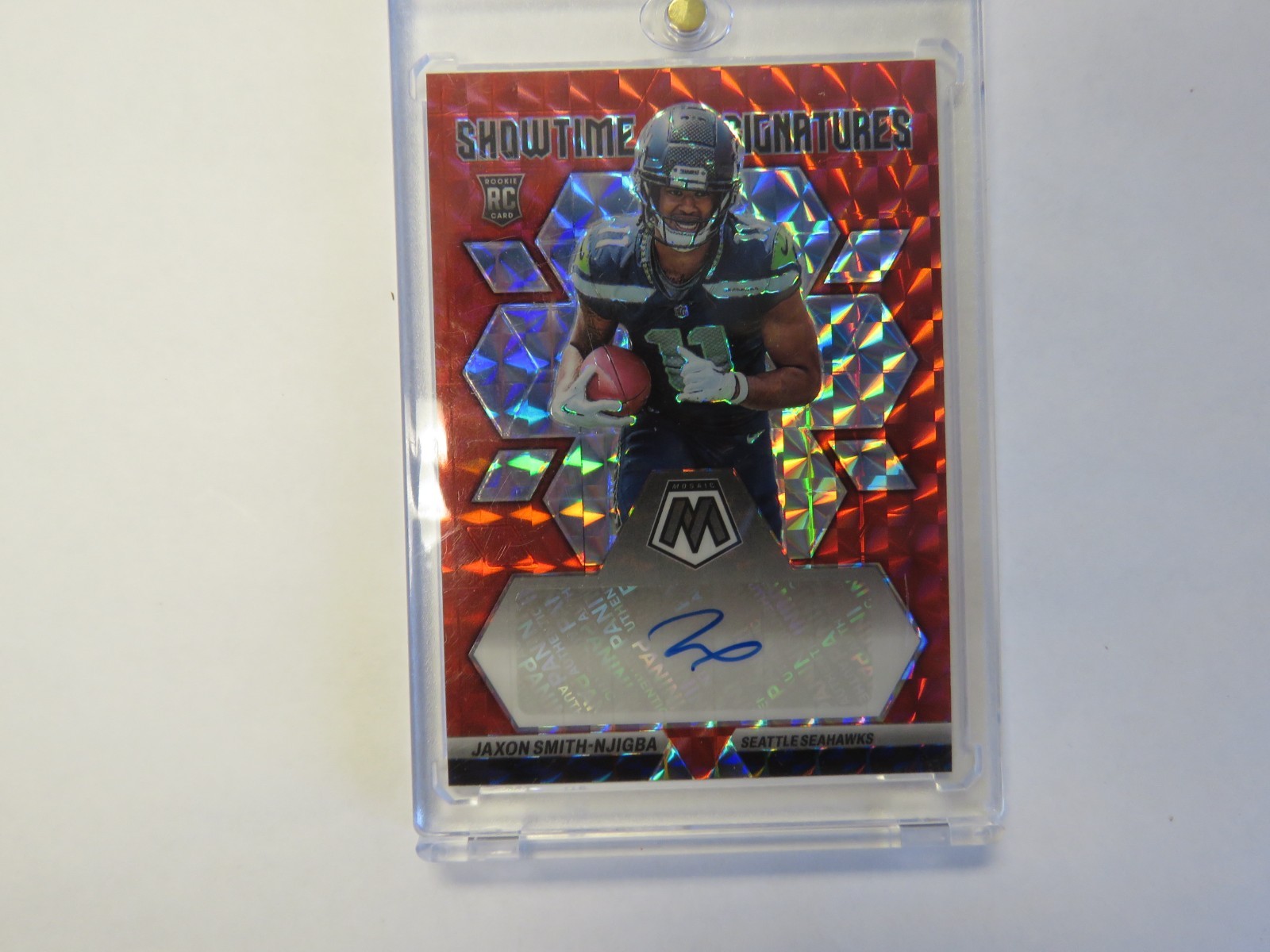 2023 Panini Mosaic Showtime Signatures Jaxon Smith Njiba RC Auto 31/99
