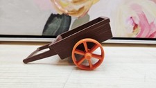 Vintage Fisher Price Woodsey Squirrel Replacement Brown Wagon