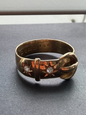 Antique Victorian Golden Ring Gold Filled