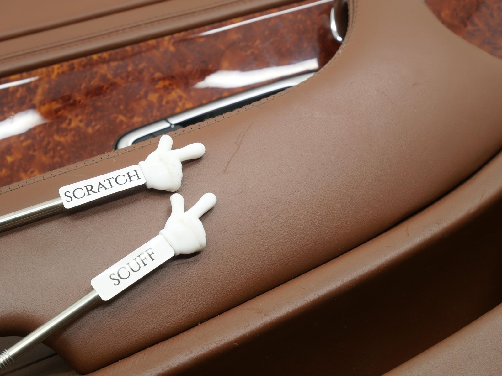 2005 Bentley Continental GT Front Driver Door Panel Left LH Saddle Brown 59k OEM