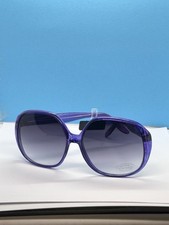 NWTS Vintage Oversized Purple Square Frame Riviera Sunglasses 80  s Retro