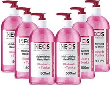 INEOS - Liquid Hand Soap - Moisturising - Handwash with 500 ml (Pack of 6)
