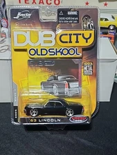 VINTAGE Dub City Black 63 Lincoln Car Old Skool Series BEAUTIFUL CAR  🚗 