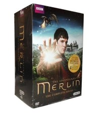 NEW Merlin: The Complete TV Series, Seasons 1-5 DVD, 2014, 24-Disc Set 