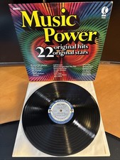 MUSIC POWER  v/a Vinyl LP 1975 K-Tel TU234 20 Original Hits B6 EX