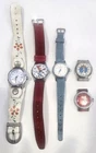 Vintage Cartoon Character Watch Lot Woody Woodpecker Alice Cinderella Timex