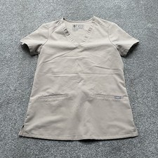 Figs Top Womens Small Technical Collection Scrub Short Sleeve Pockets Medical