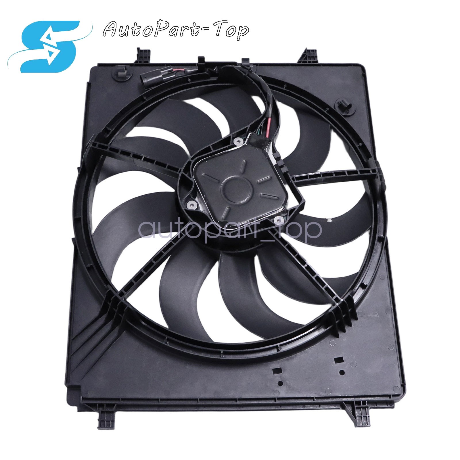 For 2014 15-16 Maserati Ghibli 3.0T V6 Engine Electric Radiator Fan 670102597