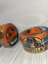 Gorilla Tough and Wide Tape Roll 2.8 in x 25 yd Double Thick Adhesive Black New