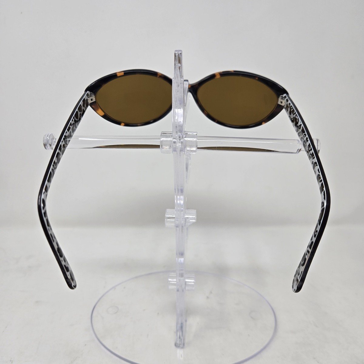 LULU GUINNESS L524 TOR Brown Black Womens Cat Eye Sunglasses 57-14-140 FRAMES  View 4