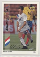 1993 Upper Deck World Cup 94 Preview English/Spanish Brian Quinn #14 00e8