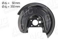 Aic Spritzblech, Bremsscheibe 56579 FüR Seat Skoda Vw