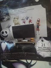 RoomMates Disney The Nightmare Before Christmas Peel and Stick Wall Decals by...