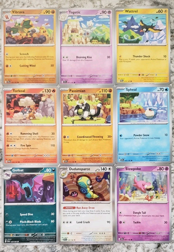 Pokémon Teeziro Connecting Picture Puzzle Art Cards (9) Slopoke