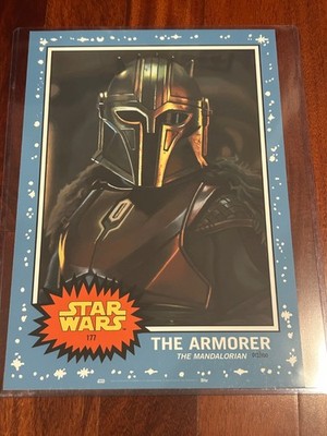 The Armorer Topps Star Wars Living Set 10x14 Fine Wall Art Print 12/100