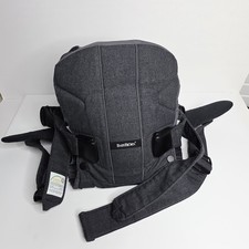 BABY BJORN ONE Baby Carrier Black Grey 8 - 33lbs Newborn good Condition Holder