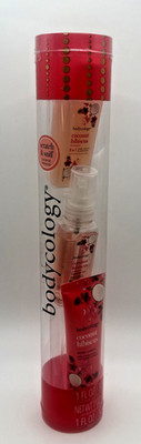 Bodycology 3 piece Gift Set Coconut Hibiscus 1 Fl Oz Each Cream Fragrance Wash