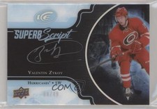 2017-18 Upper Deck Ice Superb Script 8/49 Valentin Zykov #SS-VZ Auto 5tr