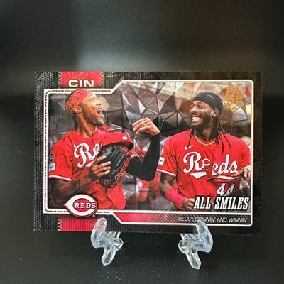 2026 Topps Series 2 Elly De La Cruz / Benson Black Diamante Foil /10 All Smiles
