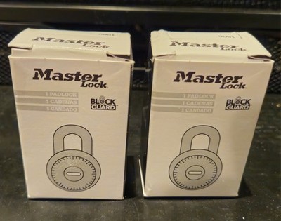 Master Lock Block Guard Combination Locks Lot Of 2 New In Box
