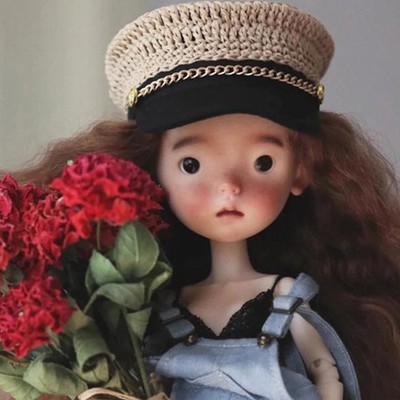 Landoudou 1/6 BJD Bare Doll Exquisite Face Makeup Special Body Manor Girl Gifts